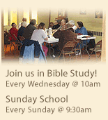 Join Us!  Bible Study & Sunday School